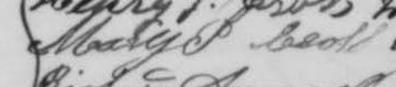 Signature de Mary Jane Cross: 14 février 1854 Signature de Mary Jane Cross: 14 février 1854