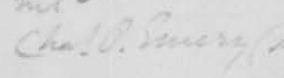Signature de Charles P. Emery: 30 septembre 1855 Signature de Charles P. Emery: 30 septembre 1855