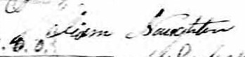 Signature de William Naughton: 23 juin 1829 Signature de William Naughton: 23 juin 1829