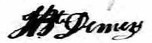 Signature de J Bte Demers: 11 avril 1831 Signature de J Bte Demers: 11 avril 1831
