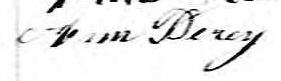 Signature d'Ann Percy: 22 décembre 1868 Signature d'Ann Percy: 22 décembre 1868
