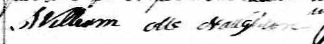 Signature de William McNaughton: 21 février 1843 Signature de William McNaughton: 21 février 1843