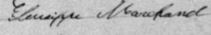 Signature d'Eleusippe Marchand: 18 décembre 1891 Signature d'Eleusippe Marchand: 18 décembre 1891