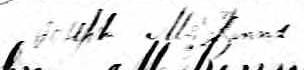 Signature de Joseph McKenna: 15 septembre 1875 Signature de Joseph McKenna: 15 septembre 1875