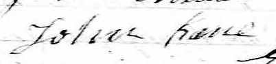 Signature de John Kane: 9 septembre 1867 Signature de John Kane: 9 septembre 1867