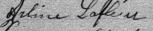 Signature d'Arline Lafleur: 29 novembre 1890 Signature d'Arline Lafleur: 29 novembre 1890