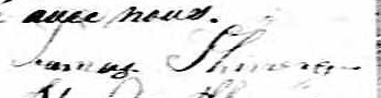 Signature de Damas Thivierge: 24 juillet 1866 Signature de Damas Thivierge: 24 juillet 1866