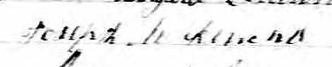 Signature de Joseph McKenna: 8 octobre 1867 Signature de Joseph McKenna: 8 octobre 1867