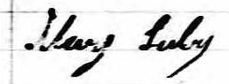 Signature de Maru Luby: 25 septembre 1870 Signature de Maru Luby: 25 septembre 1870