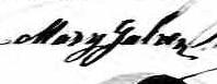 Signature de Mary Galven: 30 avril 1874 Signature de Mary Galven: 30 avril 1874