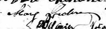 Signature de Georg Leclerc: 3 octobre 1876