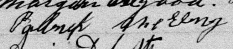 Signature de Patrick McElroy: 11 juin 1883 Signature de Patrick McElroy: 11 juin 1883