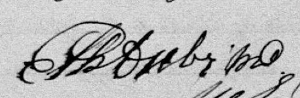Signature de Philippe Dubé MD: 26 février 1898 Signature de Philippe Dubé MD: 26 février 1898