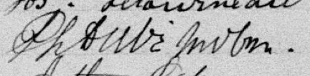 Signature de Ph Dubé MDM.: 6 septembre 1899 Signature de Ph Dubé MDM.: 6 septembre 1899