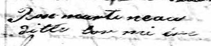 Signature de Rose Martineau ditte Lormière: 2 juillet 1803 Signature de Rose Martineau ditte Lormière: 2 juillet 1803