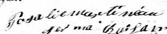 Signature de Rosalie Martineau: 20 novembre 1830 Signature de Rosalie Martineau: 20 novembre 1830