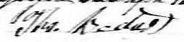 Signature de Ths. Bedard: 3 mai 1849 Signature de Ths. Bedard: 3 mai 1849