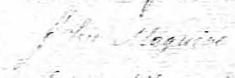 Signature de John Maguire: 29 janvier 1831 Signature de John Maguire: 29 janvier 1831