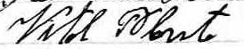 Signature de Vital Plante: 30 janvier 1872 Signature de Vital Plante: 30 janvier 1872
