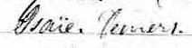 Signature de Isaïe Demers: 28 janvier 1866 Signature de Isaïe Demers: 28 janvier 1866