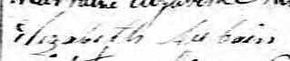 Signature de Elizabeth Aubain: 28 octobre 1836 Signature de Elizabeth Aubain: 28 octobre 1836