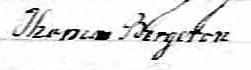 Signature de Thomas Bergeron: 6 octobre 1849 Signature de Thomas Bergeron: 6 octobre 1849