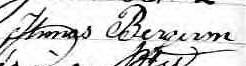 Signature de Thomas Bergeron: 15 avril 1866 Signature de Thomas Bergeron: 15 avril 1866