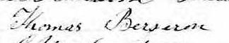 Signature de Thomas Bergeron: 11 février 1868 Signature de Thomas Bergeron: 11 février 1868
