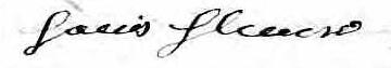 Signature de Louis Huard: 7 février 1853 Signature de Louis Huard: 7 février 1853
