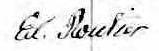 Signature de Ed. Routier: 9 avril 1863 Signature de Ed. Routier: 9 avril 1863