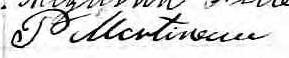 Signature de P Martineau: 12 août 1860 Signature de P Martineau: 12 août 1860