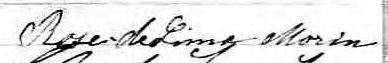 Signature de Rose de Lima Morin: 4 octobre 1866 Signature de Rose de Lima Morin: 4 octobre 1866