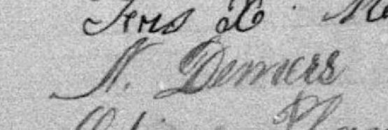Signature de N. Demers: 7 septembre 1896 Signature de N. Demers: 7 septembre 1896