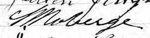 Signature de N Roberge: 10 septembre 1873 Signature de N Roberge: 10 septembre 1873