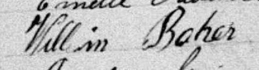 Signature de William Baker: 31 juillet 1882 Signature de William Baker: 31 juillet 1882