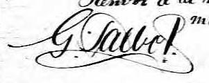 Signature de G. Talbot: 22 août 1857 Signature de G. Talbot: 22 août 1857