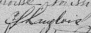 Signature de C J Langlois: 20 décembre 1896 Signature de C J Langlois: 20 décembre 1896