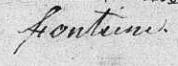 Signature de Fontaine: 18 janvier 1808 Signature de Fontaine: 18 janvier 1808