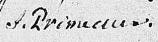 Signature de J. Primeaux: 2 septembre 1807 Signature de J. Primeaux: 2 septembre 1807