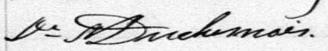 Signature de Dr N Duchesnois: 6 octobre 1884 Signature de Dr N Duchesnois: 6 octobre 1884
