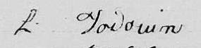 Signature de L Jodouin: 19 juillet 1837 Signature de L Jodouin: 19 juillet 1837