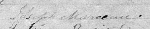 Signature de Joseph Marceau: 17 février 1840 Signature de Joseph Marceau: 17 février 1840