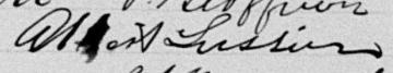 Signature de Albert Lussier: 3 février 1894 Signature de Albert Lussier: 3 février 1894