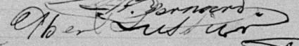 Signature de Albert Lussier: 18 juin 1896 Signature de Albert Lussier: 18 juin 1896