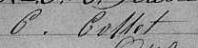 Signature de P. Collet: 21 octobre 1862 Signature de P. Collet: 21 octobre 1862