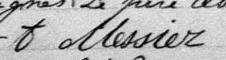 Signature de A Messier: 16 juin 1881 Signature de A Messier: 16 juin 1881