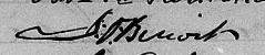 Signature de J. O. Benoit: 31 juillet 1855 Signature de J. O. Benoit: 31 juillet 1855