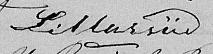 Signature de L. Massüe: 20 août 1855 Signature de L. Massüe: 20 août 1855