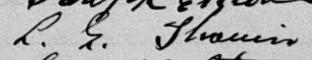 Signature de L. G. Thouin: 7 janvier 1889 Signature de L. G. Thouin: 7 janvier 1889