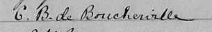 Signature de C. B. de Boucherville: 24 décembre 1865 Signature de C. B. de Boucherville: 24 décembre 1865